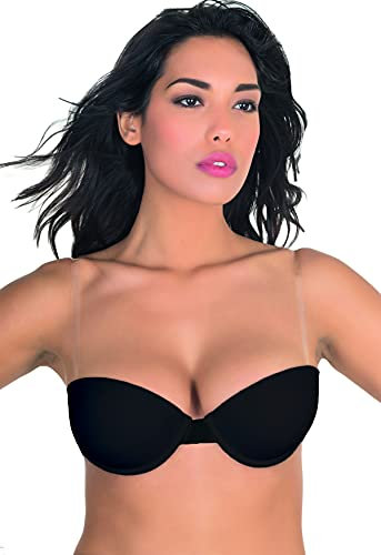 Aris Reggiseno Balconcino Con Ferretto Samantha Coppa B - Nero, 3