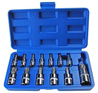 US PRO Torx-Stern-Set-Tamper Bit-Stecknüsse T8-T70 1497, 13-teilig