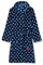 Playshoes Unisex Kinder Fleece-Bademantel Morgenmantel, Herzchen, 122/128