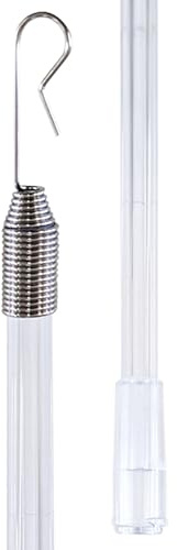 TENDEEVOLUTION Asta Tiratenda in Plexiglas disponibile da 100 o 125 cm. Bastone Tiratenda Resistente, Apritenda Rigido, Accessori per Tende da Interno (125 CM PLEXIGLAS)