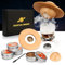 Papa Geschenk Weihnachten, Cocktail Smoker Kit, Whiskey Smoker Kit mit 4 Holzchips, Old Fashioned Whiskey Smoker Drinks Kit, Cocktail Zubehör Für Whiskey, Getränke, Bourbon, Kaffee, Fleisch