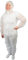 ARNOMED® Schutzanzug Einweg Extra Stark XL [1 STÜCK] - Einwegoverall - Einweganzug - Einweg Maleranzug & Lackieranzug - Staubschutzanzug, Maleroverall & Asbest Schutzanzug - Einmalanzug Weiß