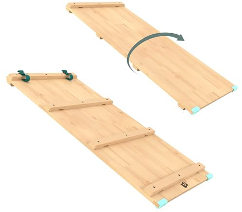 Pont-toboggan Montessori en bois FSC®