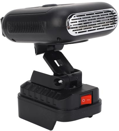 Oreilet Battery Powered Heater, Portable Space Heater with 2 Temperatures for Car Office Camping, 90° Flip, 2 USB, Compatible with BL1830 BL1850 BL1840 BL1845 BL Batteries (NO Battery)