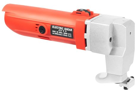 500 W elektrisk plåtsax, professionell plåtskärare för upp till 2,5 mm metall, 2 000 varv/min tennibbler med full kopparmotor, lätt nibbling elektrisk för verkstad och industri