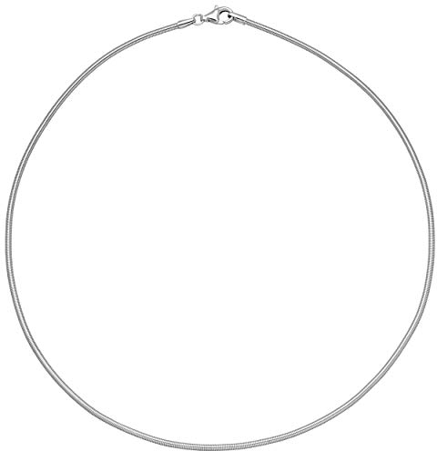 Jobo Damen Halsreif 925 Sterling Silber 2 mm 42 cm Kette Halskette Silberhalsreif