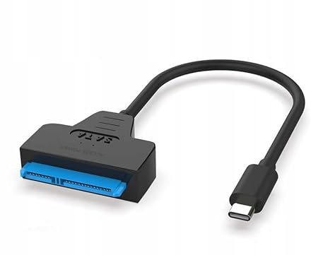 AAA PRODUCTS | SATA to USB C Adapter - 2.5 Hard Disk Drive Converter - Type C Support UASP SATA III - Compatible With HDD SSD, MacBook Pro, Air, Laptop - For SSD Upgrade