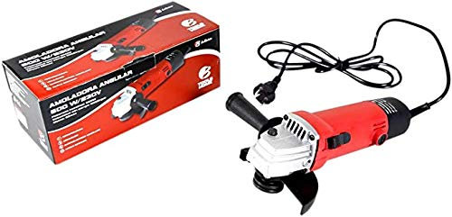 B-BLACK SMERIGLIATRICE ANGOLARE 500W 230V UTENSILI STRUMENTI DA LAVORO FAI DA TE MULTIFUNZIONE LEVIGATRICE PROFESSIONALE DI ALTA QUALITA'