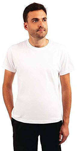 Absolute Apparel A103-3XL Unisex Chef T-Shirt, 3XL, White
