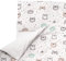 FlyIdeas Baby Bettwäsche Komplett Set 100x135 cm, 100% Reine Zert. Baumwolle Baby Decken Set mit Kissenbezug fur Neugeborenen Kinderbett Stubenwagen & Wiegen, Made in EU