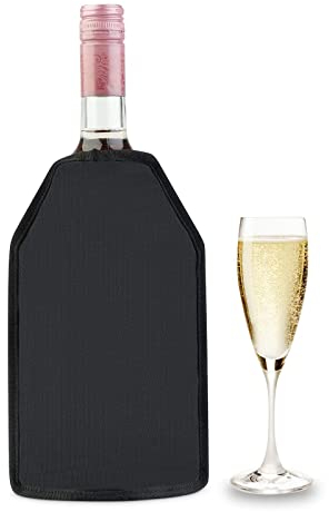 Refrigeratore per Bottiglie Vino o di Champagne Attivo,Glacette per Vino Champagne,Birra,e Bevande Analcoliche,Raffredda Bottiglie Vino,Refrigeratore Vino da Viaggio,Rinfresca Bottiglie Vino Ghiaccio