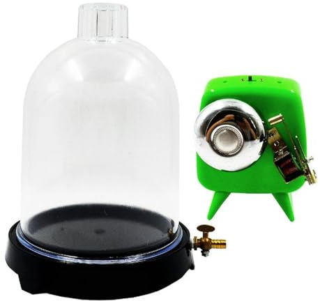MagiDeal Ensemble de pots à disque avec capot sous vide, facile à utiliser avec Base, capot de démonstration sous vide transparent, outil scientifique pour
