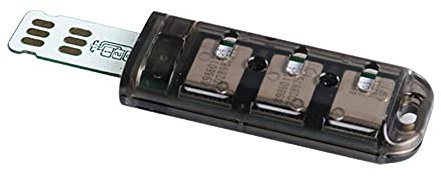 Lisher - Adaptador de tarjeta SIM con 6 ranuras para lector de tarjetas Multi-SIM Mini SIM Nano con interruptor de control para /6/7/8/X