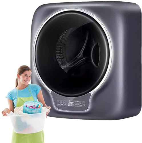 YANGYMM Lavatrice a Muro per Biancheria Intima, Mini Lavatrice e Centrifuga Completamente Automatica da 3 kg, Lavatrice Elettrica Compatta a Muro, Mini Asciugatrice per Bagno Cucina