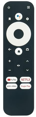 VINABTY Sustitución del Mando a Distancia por Voz Apto para MECOOL Android 4K HDR Streaming KM7 Plus, KM2 Plus, KM2,KM2+, KM2PLUS, KM2-PLUS, KD3, KD5,KP1,11.0 Smart TV Box