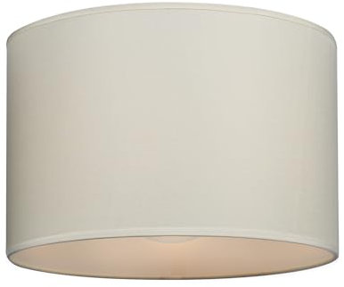 GIGGI Fabric Lamp Shades, 12 Beige Light Shade, Modern Lampshades for Ceiling Lights, Table Lamps and Floor Lamps, Easy Fit Pendant Light Shades Ceiling for Living Room, Bedroom, Kitchen, Hallway