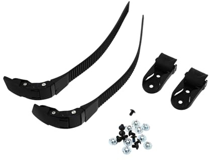 ibasenice 2 Set Adjustable Roller Skate Straps Replacement Buckle Leash PVC Skating Accessories for Inline and Roller Skates Portable and Practical Supplies