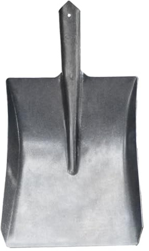 EXCEART Pala de Jardín Duradera de Acero sin Mango, Pala Cuadrada para Cavar y Romper Tierra Endurecida, Herramienta Práctica para Plantar y Quitar Malas Hierbas en Jardinería Exterior