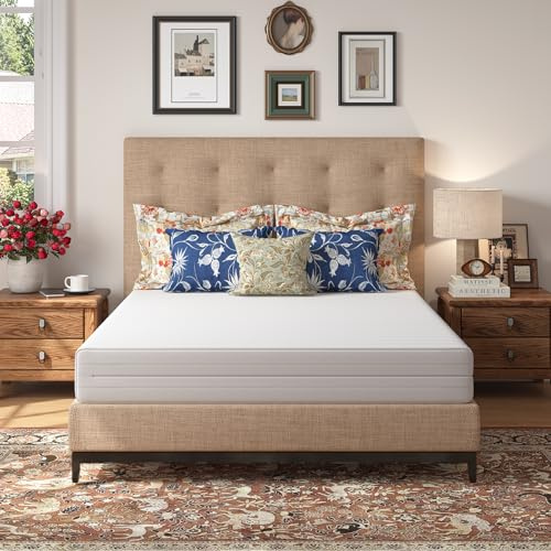 Novilla Matelas 90x190 cm, Matelas Mousse Haute Résilience de 14cm, Soutien Ergonomique sur 7 Zones avec Bords Renforcés, Confort Équilibré et Housse Amovible Lavable
