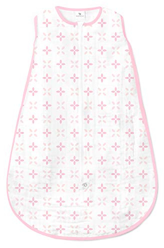Amazing Baby Muslin Baby Sleep Sack, 100% Cotton, 0.3 TOG, 6-12 months