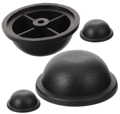 Holibanna 4 Stück Pilzförmige Kunststoff Nieten Für Taschenfüße Verschleißfest Rund Kompatibel Mit Rucksäcken Und Koffern Reparatur Und Stabilisierung Für Gepäck Und Handtaschen