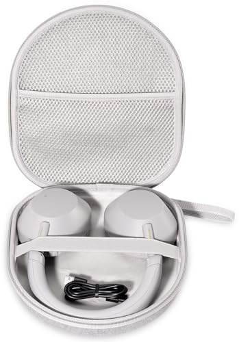 ProCase Kopfhörer Tasche Headphone Case für Anker Q20i/Q11i/Q45/Q30/Q35, SoundCore, Sony WH-CH520/720 & ZX-110/100 & WH-1000XM4/5, JBL Tune 510/520/720/770, BERIBES, Headset Tragetasche -Grau
