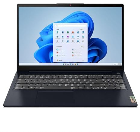 Lenovo IdeaPad 3 15IAU7 15.6 Inch Full HD Laptop | Intel Core i3-1215U CPU | 8GB DDR4 RAM | 128GB M.2 NVMe SSD | Intel UHD Graphics | Windows 11 Home | Abyss Blue
