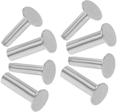 PAMINGONO 4paare Edelstahl Messergriffnieten Befestigungsnieten Für Messergriffe Nietensatz Zur Griffreparatur Und Diy-messerprojekte