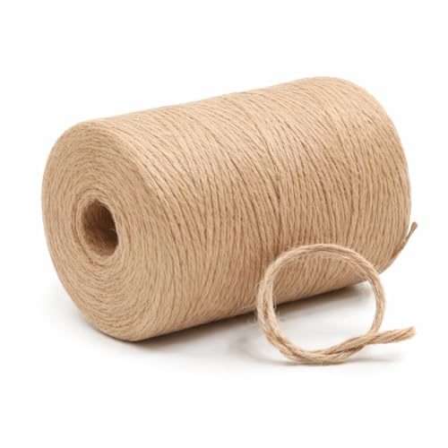 2mm 164FT, 600FT, 1200FT, 1800FT Natural Jute Twine Rope String