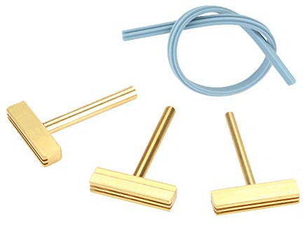 Cocoarm 3pcs T Puntas de Soldado de Soldadura 30W 40W 60W Consejos de Soldadura Consejos de Soldadura con Franja de Prensa Caliente para la Pantalla LCD Flex Cable Reparaci¨®n