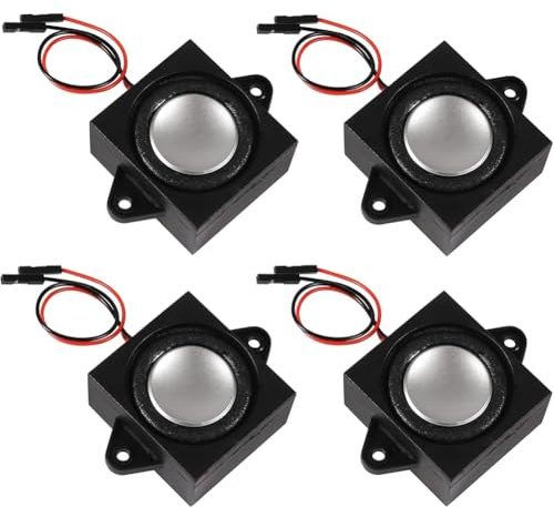 Buhdjfnke 4 Altoparlanti Multimediali da Camera da 3 Watt e 8 Ohm, Altoparlanti Split per La Trasmissione Vocale, Adatti A Una varietà di Piccoli Progetti Elettronici