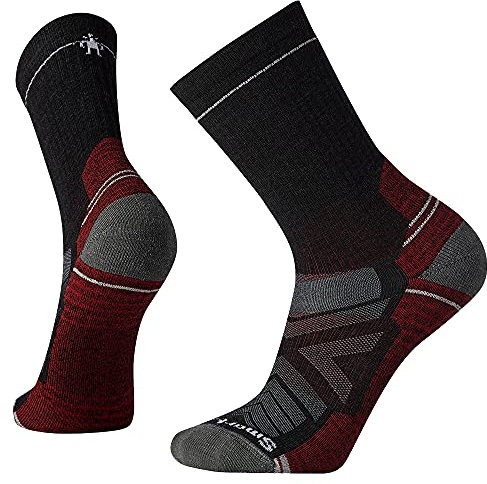 Smartwool Men's Hike Light Cushion Crew Socks, Charcoal, M