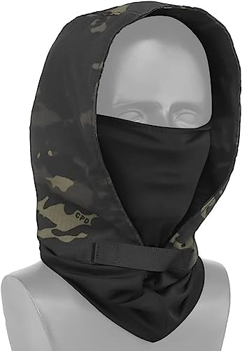 ACEXIER Casque Tactique avec Masque Facial pour Hommes Airsoft Paintball Chasse Protection de tir (BCP)