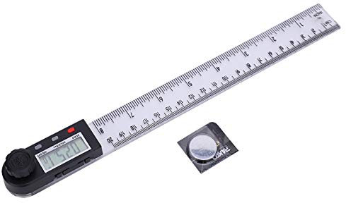 Goniometro Digitale, Strumento di Misurazione 'angolo Display Digitale Righello Angolare Misuratore di Ricerca del Righello Digitale Display Digitale Goniometro in Plastica per