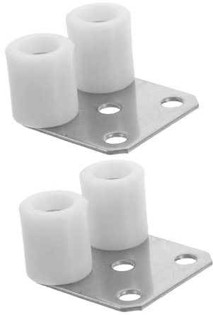 DIYEAH Sliding Barn Door Guide Wheel Roller Shutter Door Slide Track Material for Longevity