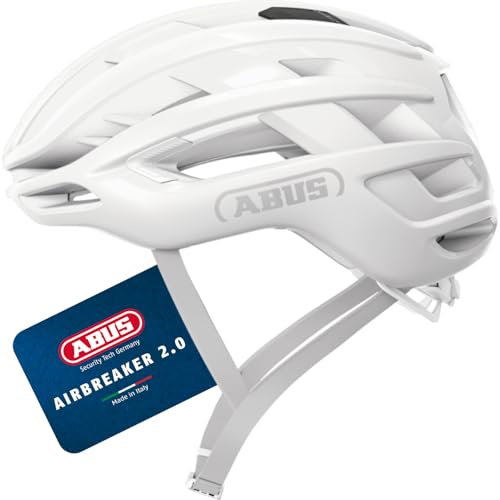 ABUS AirBreaker 2.0 Casque de vélo de Route léger avec l'accent sur la Ventilation, l'aérodynamique, la sécurité et Le Confort pour Le Cyclisme Professionnel - pour Homme et Femme
