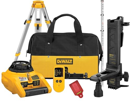 DeWalt dw074kd Laser Rotante Kit con rilevatore laser