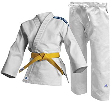 adidas Unisex Judo-Uniform, weiß, 350 g, Kampfsport-Gi, Weiß, Größe 45
