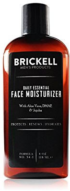 Brickell Men‘s Daily Essential Face Moisturizer - Natürliche & organische Feuchtigkeitscreme - Männer Gesichtscreme - Mit Hyaluronsäure, Grüntee Extrakt & Jojobaöl - 118 ml - Unparfümiert