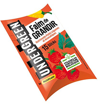 Undergreen Nutriments Petits Légumes et Aromatiques, Faim de Grandir, 15 bâtonnets, UBATLEG15