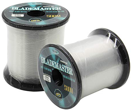 BPS Angelschnur Nylon Multifilament (0.6 mm, 500 M) Transparente Farbe Starkes Material