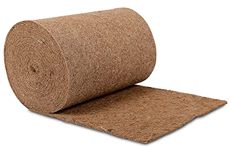 Natursache Kokosmatte Meterware 0,25m x 5m, Winterschutz, mit Latex Beschichtung