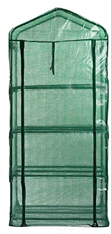KCT Replacement Protective PE Cover for 4 Tier Mini Greenhouse/Growhouse