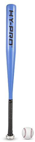 Hy-pro 66 cm Aluminium-Baseball-Set – Metall-Baseballschläger und Ball mit rutschfestem Griff, leichte Konstruktion, ideal für Gartenspiele, Schläger- und Ballspiele und Outdoor-Spiele für Erwachsene