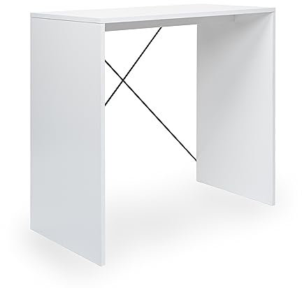 Absolute Deal Hybrid Small Office Desk 80cm Study Table Laptop Desks & Workstations - Compact & Lightweight - 80x40x72cm - Summer Oak Desk