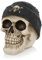 FunX Hucha de calavera con diseño de cerdito, 15 x 12 x 10 cm
