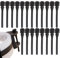 WeddHuis 20 Pièces Supports de Ventilateur en Caoutchouc, Jeu de Vis PC, Broches en Caoutchouc de Silicone, Fixation en Caoutchouc Anti-Vibration pour Ordinateur, PC, Ventilateur de Boîtier (45mm)