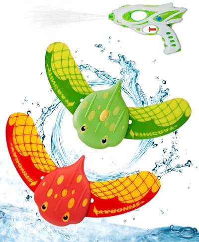 TPZORJX 2 PCS Glider sous-Marin,avec 1 arroseur,Jouets de Piscine, Jeux Piscine,Jouets de plongée, Jouets de Piscine, Jeux Piscine pour Piscine, Baignoire, Eau Extérieure