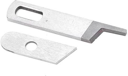 Servger Machine Knife 550449 Conjunto de Cuchillo Superior e Inferior Maneta de Trabajo Suave de Acero Fácil de Instalar con Resistencia a la Erosión para Babylock Consew