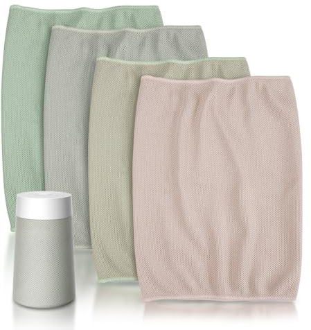 Leemone 411i Max Pre-Filter Replacement fit for BLUEAIR Blue Pure 411i Max and 411a Max Air Purifiers, Washable Fabric, 4 Pack